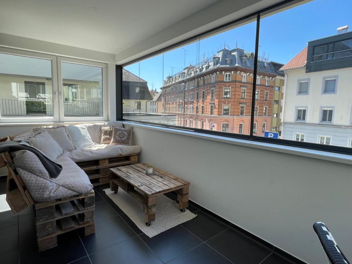 Moderne Stadtwohnung Inkl. Tiefgaragenplatz Bregenz Dış mekan fotoğraf